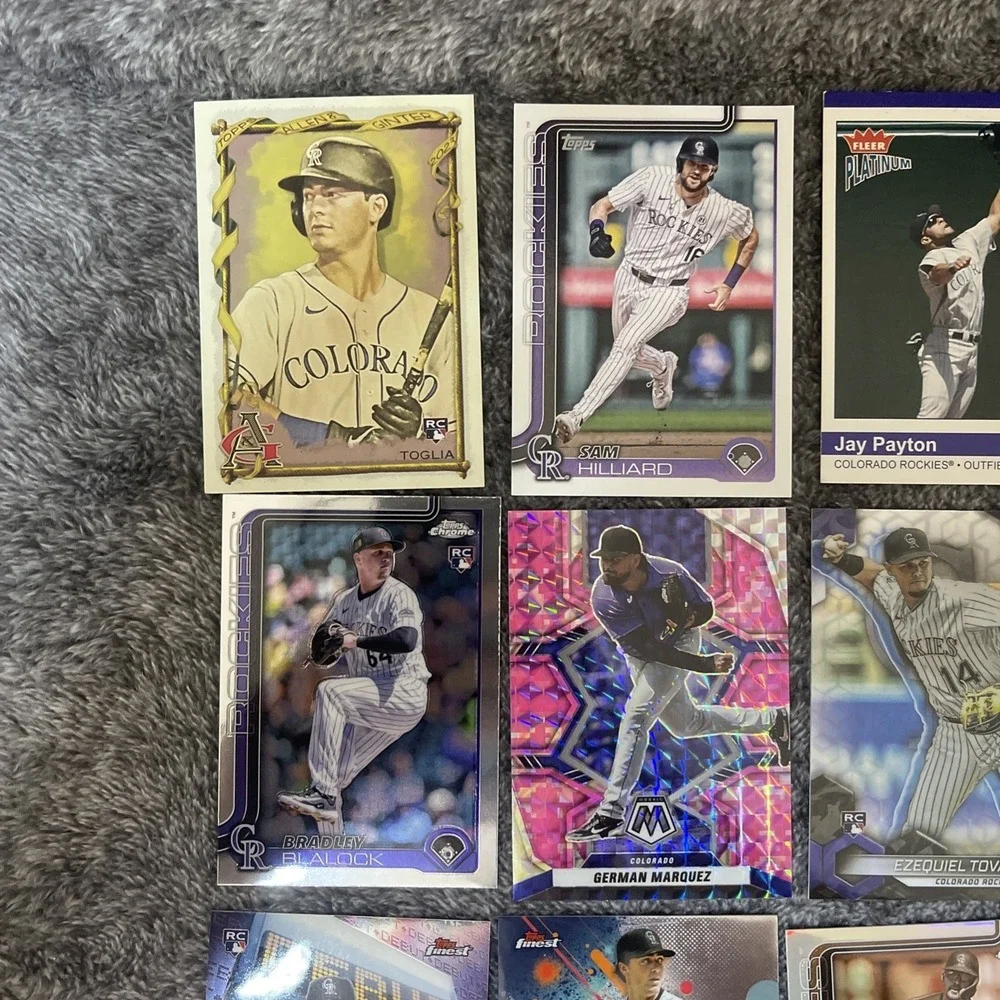Colorado Rockies Baseball 25 Card Lot‎ - Rookies, Stars, Inserts, Parallels